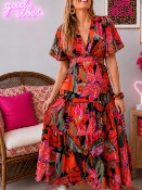 ROBE BOHEME ANTALYA CORAIL