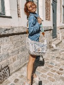 SAC CABAS ARGENT
