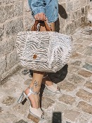 SAC CABAS ARGENT