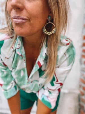 BOUCLES CREOLES CLIPS BOHEME FRANCINE BRAMLI