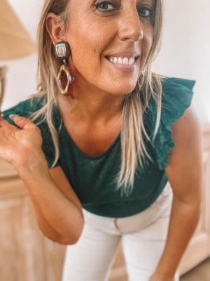 BOUCLES BICOLORES PERCEES FRANCINE BRAMLI