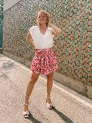 JUPE  COURTE PEPITA