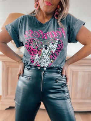 T SHIRT ROCK FEARLESS