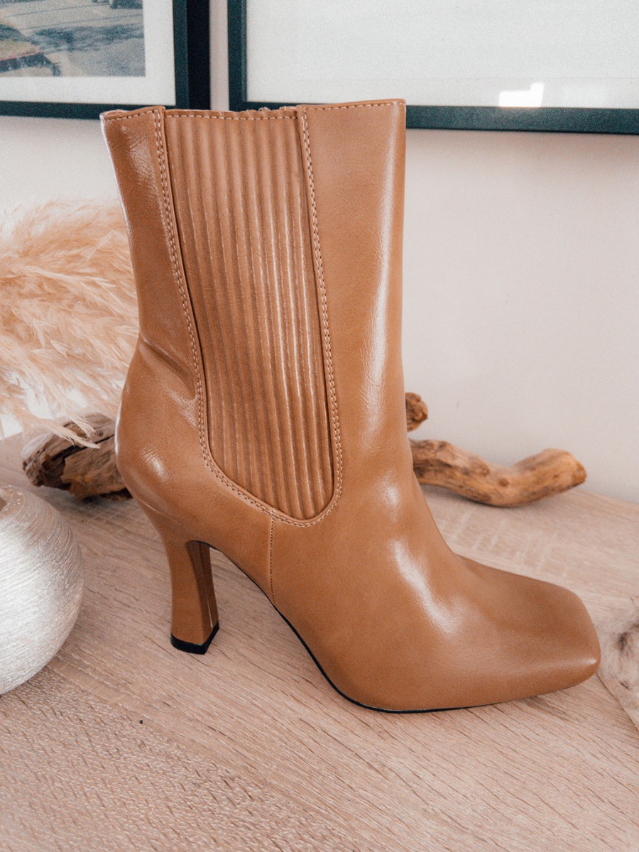 vanessa wu bottines leopard