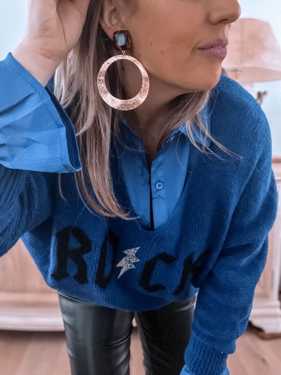 BOUCLES SALMA PERCEES  FRANCINE BRAMLI
