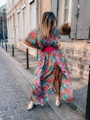 CEINTURE CUIR ROSE