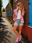 GILET SANS MANCHE BANDANA