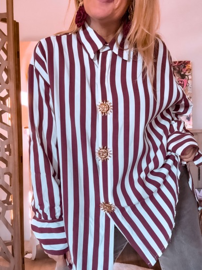 CHEMISE LUMEA BORDEAUX