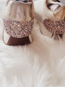 BASKETS MONOGRAMME PAILLETTES VANESSA WU