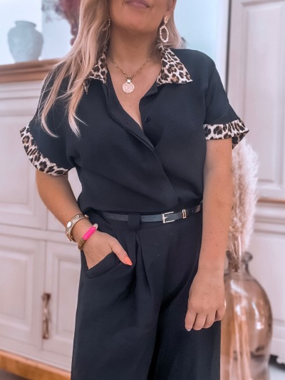 CHEMISIER LEONY NOIRE