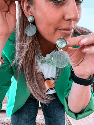 BOUCLES FRANCINE BRAMLI PAILLETTES