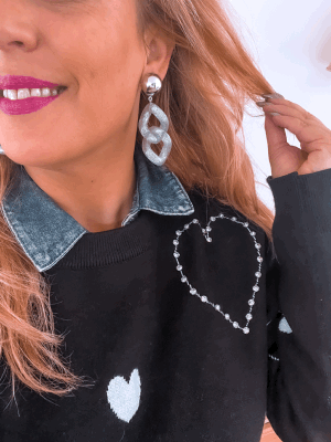 BOUCLES MAILLONS PAILLETTES  FRANCINE BRAMLI