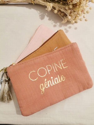 POCHETTE ROSE COPINE