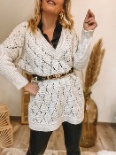 PULL BEIGE LONG MARY