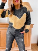 PULL MOON SEQUINS ARGENT