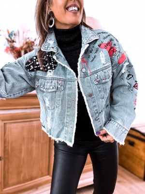 VESTE JEAN CRUSH