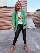 BLAZER MYA VERT POMME
